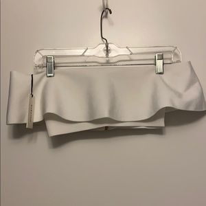 Babaton off the shoulder crop top